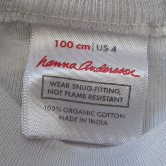 Hanna Andersson Penguin Christmas Pajamas Size 4 100cm 100% Organic Cotton - Picture 3 of 3